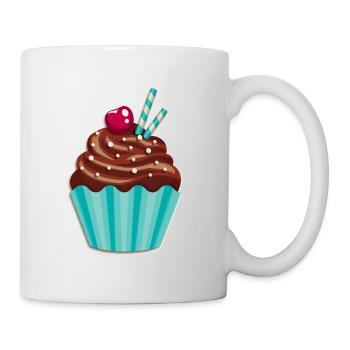 Cupcake - Muffin - Donut - Ice cream - chocolate - - Mug - white - Right