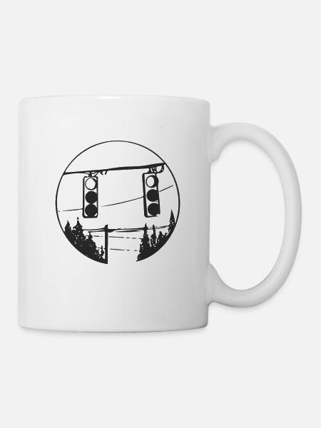 Traffic light - Mug - white