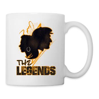 Les légendes Bonnie et Clyde Saint-Valentin - Mug blanc - blanc - Droite