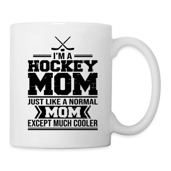 I m a Hockey Mom - Tasse - Weiß - Rechts