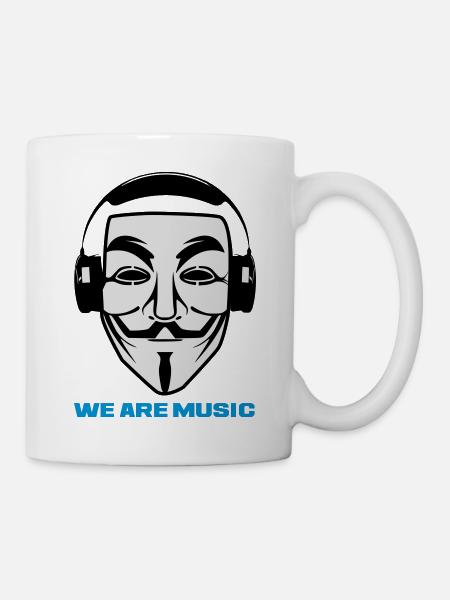 WIR SIND MUSIK - Tasse - Weiß