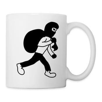Robber - Tasse - Weiß - Rechts