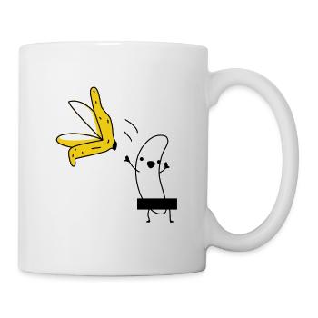 Nackte Banane - Tasse - Weiß - Rechts