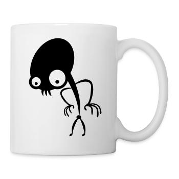 alien - Tasse - Weiß - Rechts