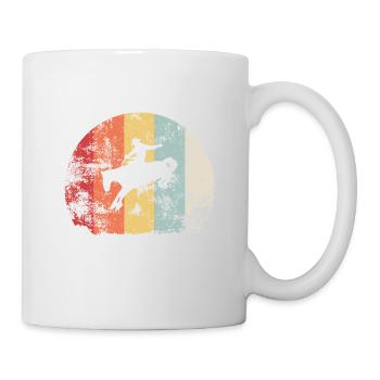 Far West Cowboy Western cadeau de rodéo rétro - Mug blanc - blanc - Droite