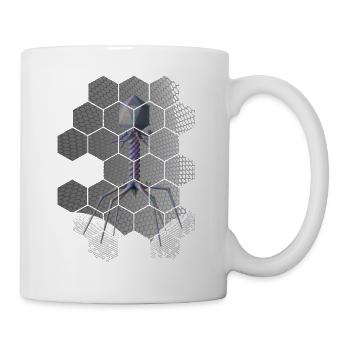 Phage - Mug blanc - blanc - Droite