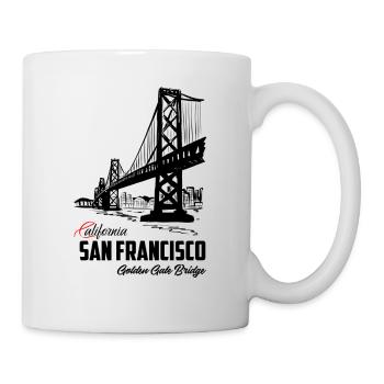 San Francisco Golden Gate Bridge - Mug - white - Right