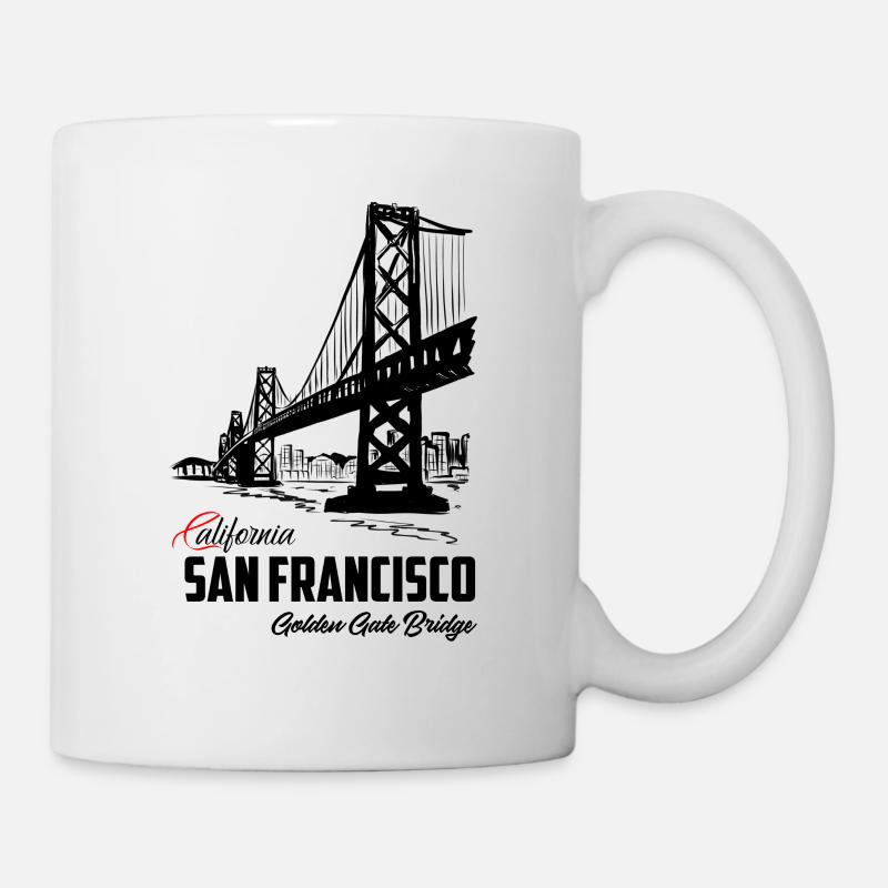 San Francisco Golden Gate Bridge - Mug blanc - blanc