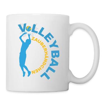 VolleyBall (ZauberHand-Edition) - Tasse - Weiß - Rechts