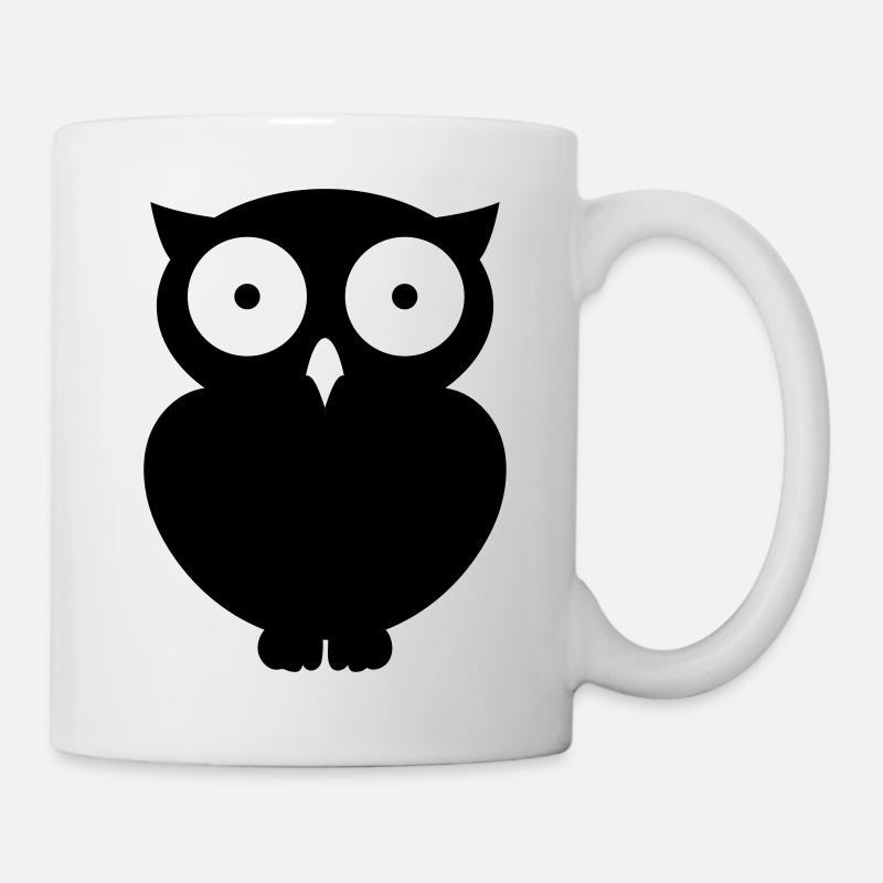 Chouette Hibou - Mug blanc - blanc