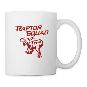 Raptor-Trupp - Tasse - Weiß - Rechts