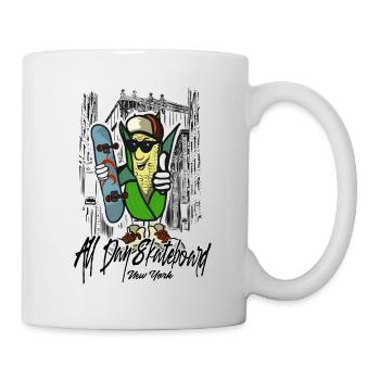 skateboard - Mug - white - Right