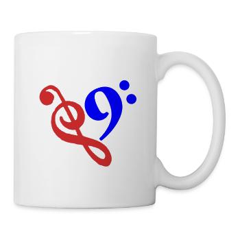 Piano I Piano - Mug blanc - blanc - Droite