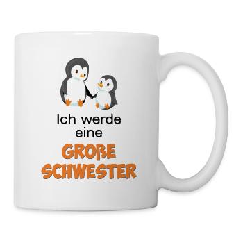 Je serai une grande soeur - Mug blanc - blanc - Droite