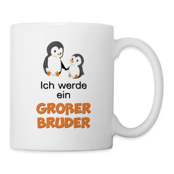 Je serai un grand frère - Mug blanc - blanc - Droite
