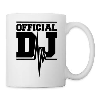 Official DJ Music Pulse - Tasse - Weiß - Rechts