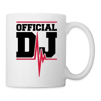 Official DJ Music Pulse - Tasse - Weiß - Rechts