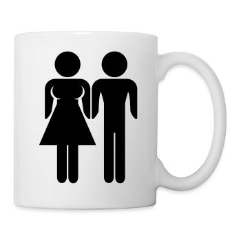 Woman And Man - Mug - white - Right