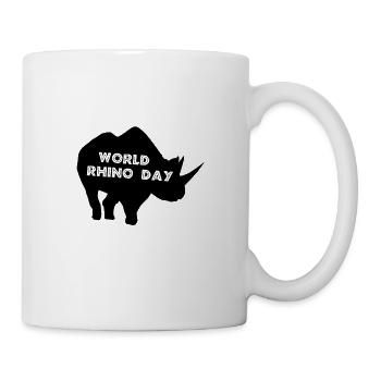 Rhino Day World Rhino Day Rhinoceros - Mug - white - Right