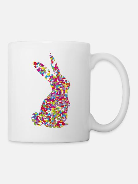 lapin - Mug blanc - blanc