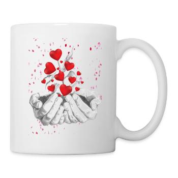 PLANT D'AMOUR - Mug blanc - blanc - Droite