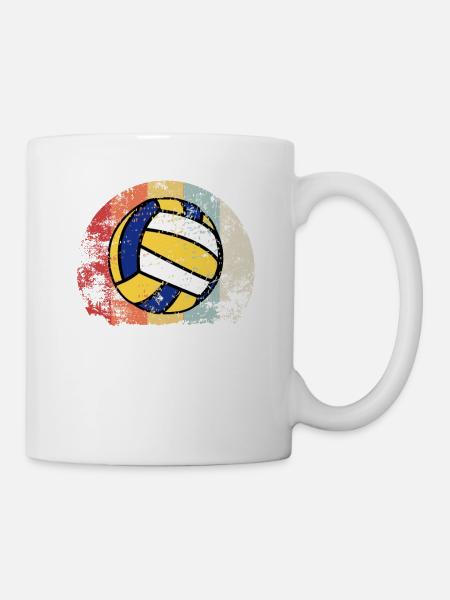 Volleyball Vintage Club Sport League Gift - Mug - white