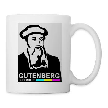 Gutenberg - Tasse - Weiß - Rechts