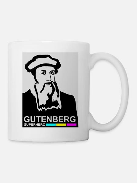 Gutenberg - Mug - white
