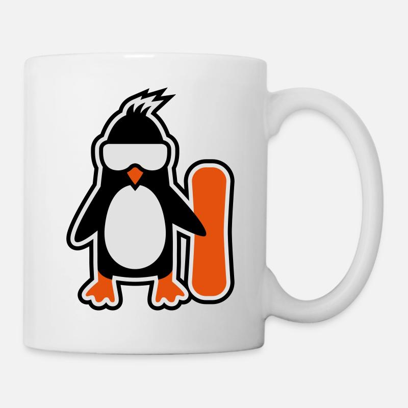 pingouin - Mug blanc - blanc