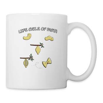 Noodle Noodles Pasta Life Circle Life Cycle - Mug - white - Right