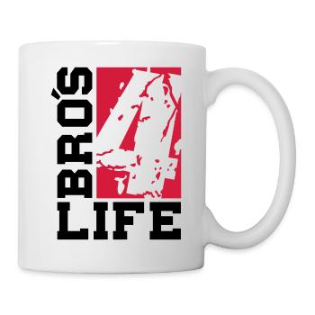 bros_4_life_cv2 - Tasse - Weiß - Rechts