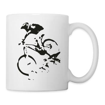Parcours VTT - Mug blanc - blanc - Droite
