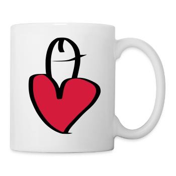 J’aime les pénis - I love penises - Mug blanc - blanc - Droite