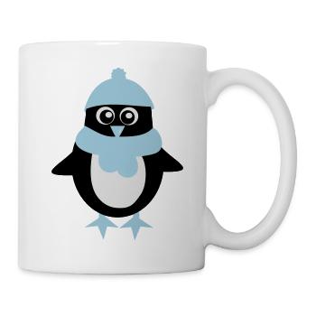 Penguin - Winter - Christmas - Mug - white - Right