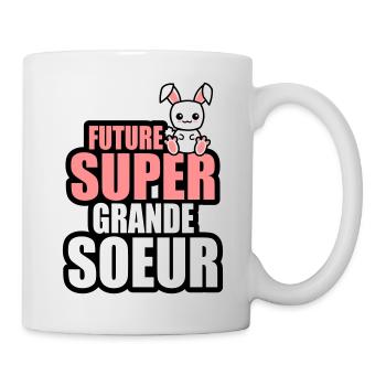 future super grande-soeur - Mug blanc - blanc - Droite