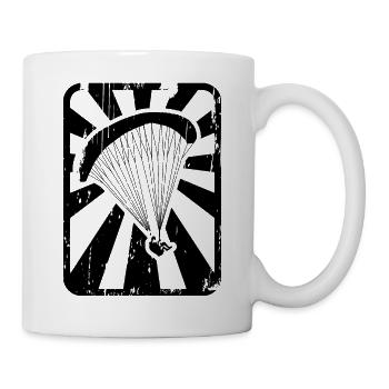 Gleitschirmflieger - Tasse - Weiß - Rechts