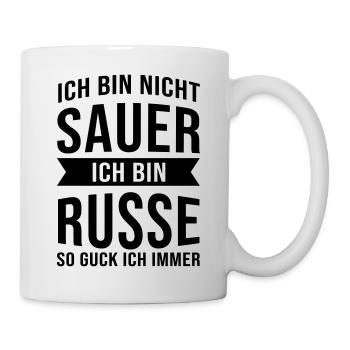 I Am Not Angry I Am Russian Russia Russian - Mug - white - Right