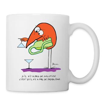No solution no problem - Mug - white - Right