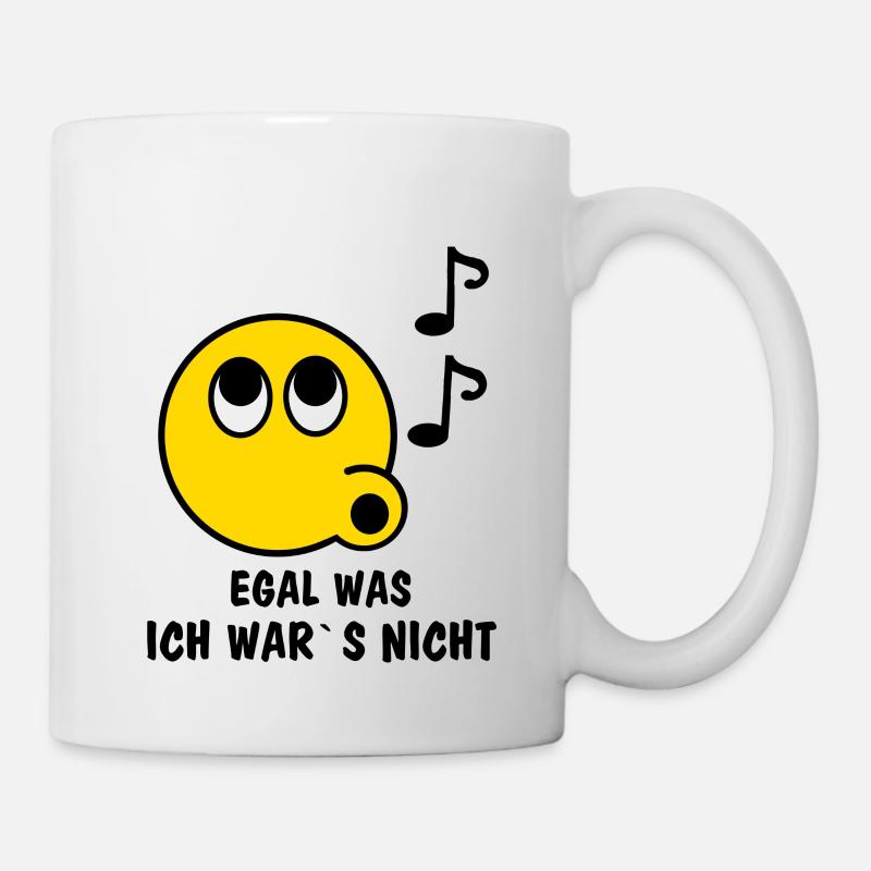 Egal was, ich wars nicht - Tasse - Weiß