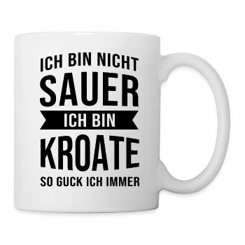 I'm not mad I'm Croatian Croatia - Mug - white - Right