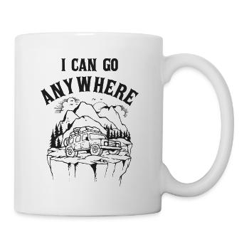 Offroad "I can go anywhere" - Tasse - Weiß - Rechts