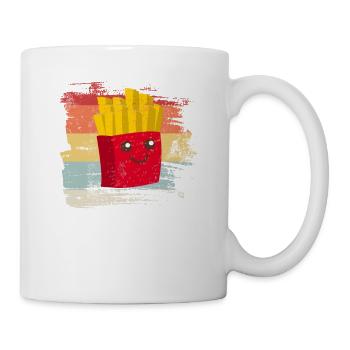 French Fries Fries Fries Fries Food Gift - Mug - white - Right