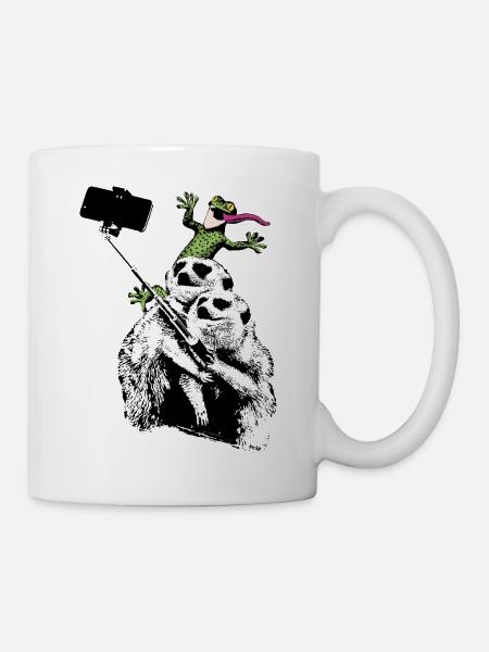 INOLA-Fotobomb-Gecko-Erdm - Tasse - Weiß
