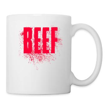 bœuf - Mug blanc - blanc - Droite