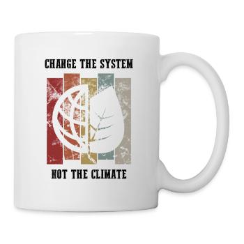 Student demo against climate change - Mug - white - Right
