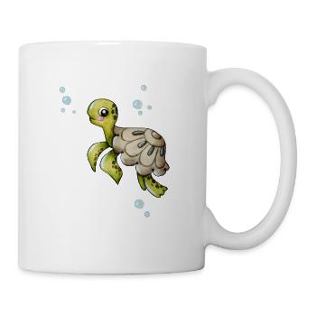 cute turtle - Mug - white - Right