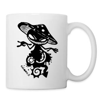 LUMIÈRE shroomi - Mug blanc - blanc - Droite