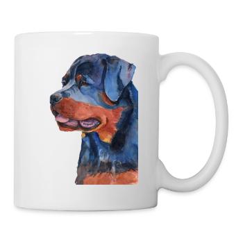 rottweiler - F - Tasse - Weiß - Rechts