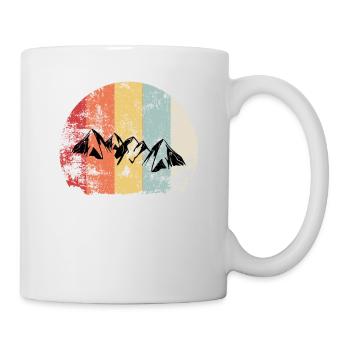 Montagnes alpinistes alpinistes alpinistes alpinisme - Mug blanc - blanc - Droite