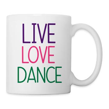 Live Love Dance - Mug - white - Right